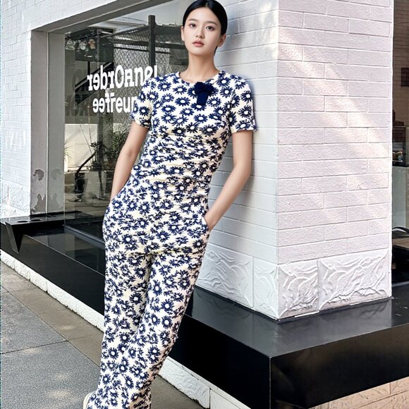 Marccain Black and White Pants - Picture 5 of 5
